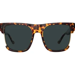 Linda Farrow - Lomas D-Frame Sunglasses in Tortoiseshell - LFL1438C2SUN - Linda Farrow Eyewear - Avvenice