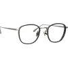 Linda Farrow - Maco Squared Optical Glasses in White Gold - LFL1220C2OPT - Linda Farrow Eyewear - Avvenice