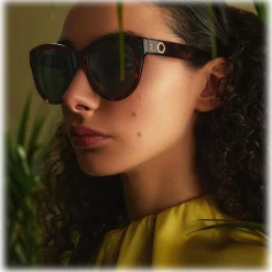 Linda Farrow - Madi Oversized Sunglasses in Tortoiseshell - LFL1257C2SUN - Linda Farrow Eyewear - Avvenice