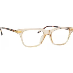 Linda Farrow - Mae A Cat Eye Optical Glasses in Ash - LF55AC3OPT - Linda Farrow Eyewear - Avvenice