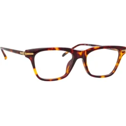 Linda Farrow - Mae A Cat Eye Optical Glasses in Tortoiseshell - LF55AC2OPT - Linda Farrow Eyewear - Avvenice