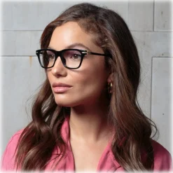 Linda Farrow - Mae Cat Eye Optical Glasses in Ash - LF55C3OPT - Linda Farrow Eyewear - Avvenice