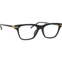 Linda Farrow - Mae Cat Eye Optical Glasses in Black - LF55C1OPT - Linda Farrow Eyewear - Avvenice