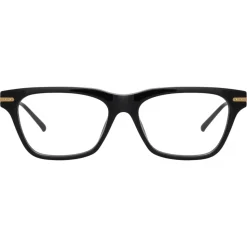Linda Farrow - Mae Cat Eye Optical Glasses in Black - LF55C1OPT - Linda Farrow Eyewear - Avvenice