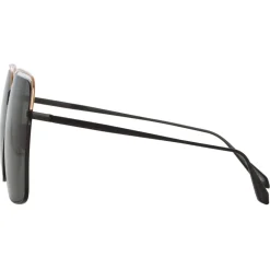 Linda Farrow - Marcia Square Sunglasses in Nickel - LFL1310C3SUN - Linda Farrow Eyewear - Avvenice