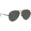 Linda Farrow - Matisse Aviator Sunglasses in Nickel (Men’s) - LFL1207C4SUN - Linda Farrow Eyewear - Avvenice