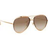 Linda Farrow - Matisse Aviator Sunglasses in Rose Gold - LFL1207C2SUN - Linda Farrow Eyewear - Avvenice