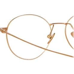 Linda Farrow - Mayne A Oval Optical Glasses in Rose Gold - LF33AC3OPT - Linda Farrow Eyewear - Avvenice