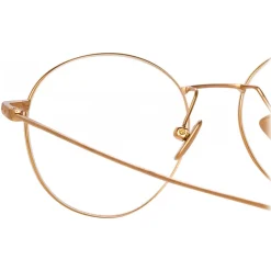 Linda Farrow - Mayne Oval Optical Glasses in Rose Gold - LF33C3OPT - Linda Farrow Eyewear - Avvenice