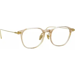 Linda Farrow - Meier A D-Frame Optical Glasses in Clear - Linda Farrow Eyewear - Avvenice
