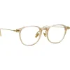 Linda Farrow - Meier D-Frame Optical Glasses in Brown - LF16C11OPT - Linda Farrow Eyewear - Avvenice