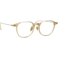 Linda Farrow - Meier D-Frame Optical Glasses in Brown - LF16AC11OPT - Linda Farrow Eyewear - Avvenice