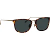 Linda Farrow - Men's Cassin D-Frame Sunglasses in Tortoiseshell - LFL1457C2SUN - Linda Farrow Eyewear - Avvenice