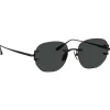 Linda Farrow - Men's Sandor Angular Sunglasses in Matt Nickel - LFL1497C1SUN - Linda Farrow Eyewear - Avvenice