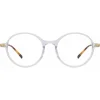 Linda Farrow - Merrick A Oval Optical Glasses in Nectarine - LF51AC4OPT - Linda Farrow Eyewear - Avvenice