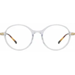 Linda Farrow - Merrick A Oval Optical Glasses in Nectarine - LF51AC4OPT - Linda Farrow Eyewear - Avvenice
