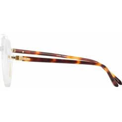 Linda Farrow - Merrick A Oval Optical Glasses in Nectarine - LF51AC4OPT - Linda Farrow Eyewear - Avvenice