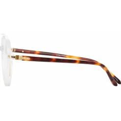 Linda Farrow - Merrick Oval Optical Glasses in Clear - LF51C3OPT - Linda Farrow Eyewear - Avvenice