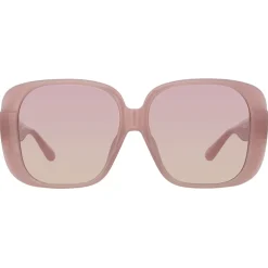 Linda Farrow - Mima Oversized Sunglasses in Lilac - LFL1401C3SUN - Linda Farrow Eyewear - Avvenice