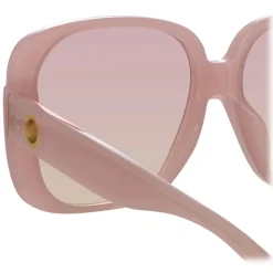 Linda Farrow - Mima Oversized Sunglasses in Lilac - LFL1401C3SUN - Linda Farrow Eyewear - Avvenice