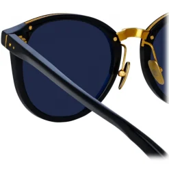 Linda Farrow - Morgan Oval Sunglasses in Black - LFL1366C1SUN - Linda Farrow Eyewear - Avvenice