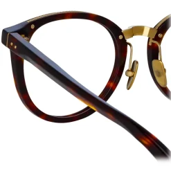 Linda Farrow - Morgan Oval Optical Glasses in Tortoiseshell - LFL1366C4OPT - Linda Farrow Eyewear - Avvenice