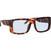 Linda Farrow - Morrison Rectangular Sunglasses in Tortoiseshell Blue - LFL1027C9SUN - Linda Farrow Eyewear - Avvenice