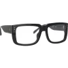 Linda Farrow - Morrison Rectangular Optical Glasses in Black - LFL1027C5OPT - Linda Farrow Eyewear - Avvenice