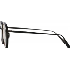 Linda Farrow - Moss Oval Optical Glasses in Matt Nickel - LFL1227C3OPT - Linda Farrow Eyewear - Avvenice