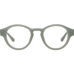 Linda Farrow - Musa Oval Optical Frame in Steel - LFL1447C3OPT - Linda Farrow Eyewear - Avvenice