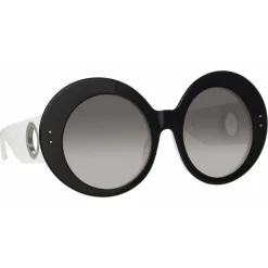 Linda Farrow - Paco Rabanne Donyale Oversized Sunglasses in Black White - LFL1120C5SUN - Linda Farrow Eyewear - Avvenice