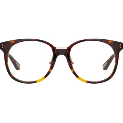 Linda Farrow - Palla D-Frame Optical Glasses in Tortoiseshell - LFL1277C5OPT - Linda Farrow Eyewear - Avvenice