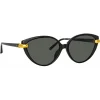 Linda Farrow - Palm Cat Eye Sunglasses in Black - LFL1211C1SUN - Linda Farrow Eyewear - Avvenice
