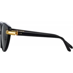 Linda Farrow - Palm Cat Eye Sunglasses in Black - LFL1211C1SUN - Linda Farrow Eyewear - Avvenice