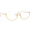 Linda Farrow - Rae Cat Eye Optical Glasses in Rose Gold - LFL1144C7OPT - Linda Farrow Eyewear - Avvenice