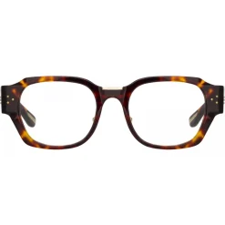 Linda Farrow - Ramon Rectangular Optical Glasses in Tortoiseshell - LFL1270C5OPT - Linda Farrow Eyewear - Avvenice