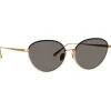 Linda Farrow - Regina Cat Eye Sunglasses in Black - LFL1408C3SUN - Linda Farrow Eyewear - Avvenice