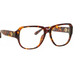 Linda Farrow - Renee Oversized Optical Glasses in Tortoiseshell - LFL1293C2OPT - Linda Farrow Eyewear - Avvenice