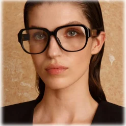 Linda Farrow - Renee Oversized Optical Glasses in Black - LFL1293C1OPT - Linda Farrow Eyewear - Avvenice