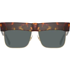 Linda Farrow - Rosalie Oversized Sunglasses in Tortoiseshell - LFL1284C2SUN - Linda Farrow Eyewear - Avvenice