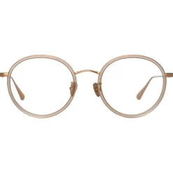 Linda Farrow - Sato Oval Optical Frame in Rose Gold - LFL1452C3OPT - Linda Farrow Eyewear - Avvenice