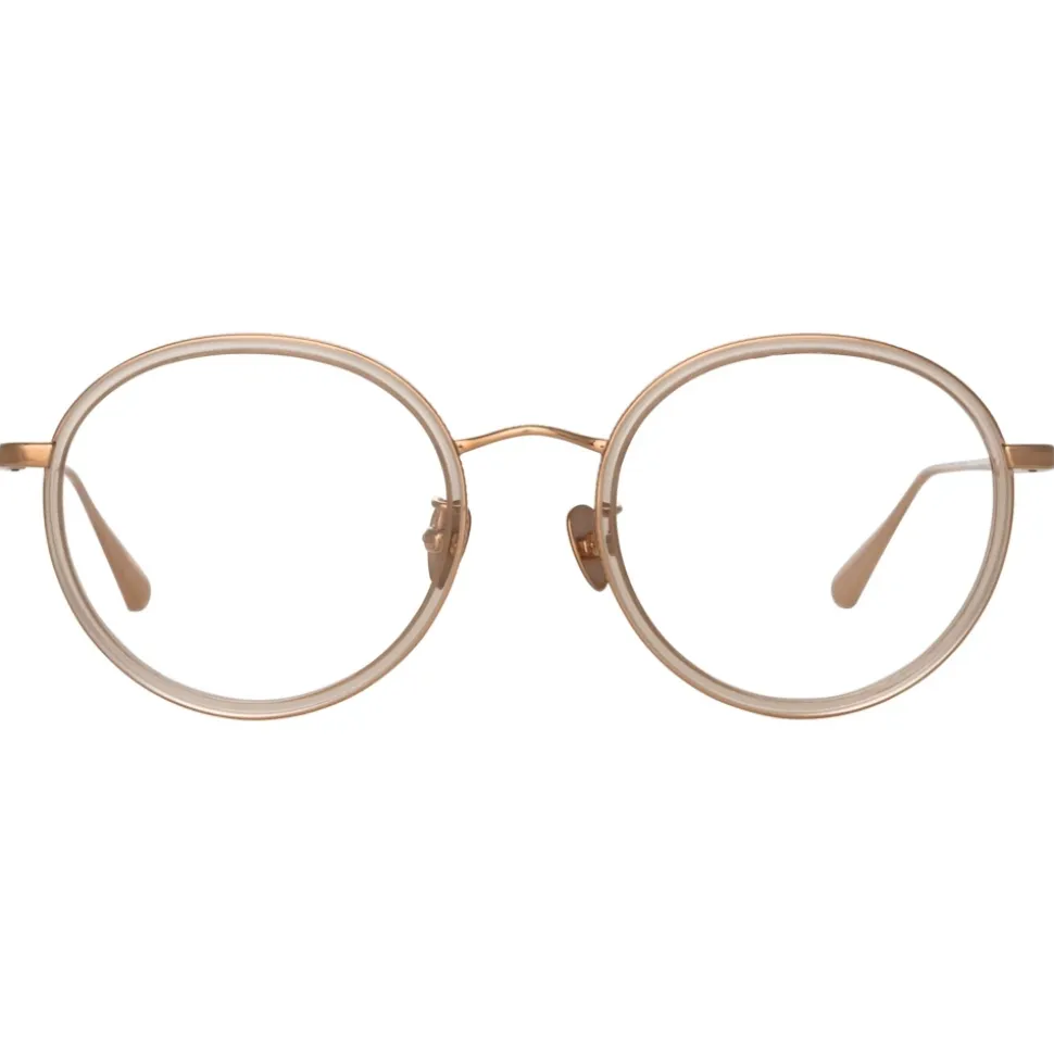 Linda Farrow - Sato Oval Optical Frame in Rose Gold - LFL1452C3OPT - Linda Farrow Eyewear - Avvenice