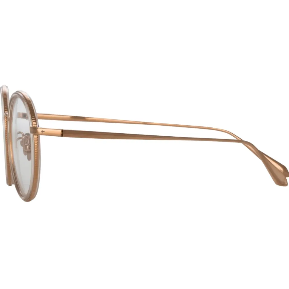 Linda Farrow - Sato Oval Optical Frame in Rose Gold - LFL1452C3OPT - Linda Farrow Eyewear - Avvenice
