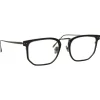 Linda Farrow - Saul D-Frame Optical Glasses in Black Nickel - LFL1113C2OPT - Linda Farrow Eyewear - Avvenice