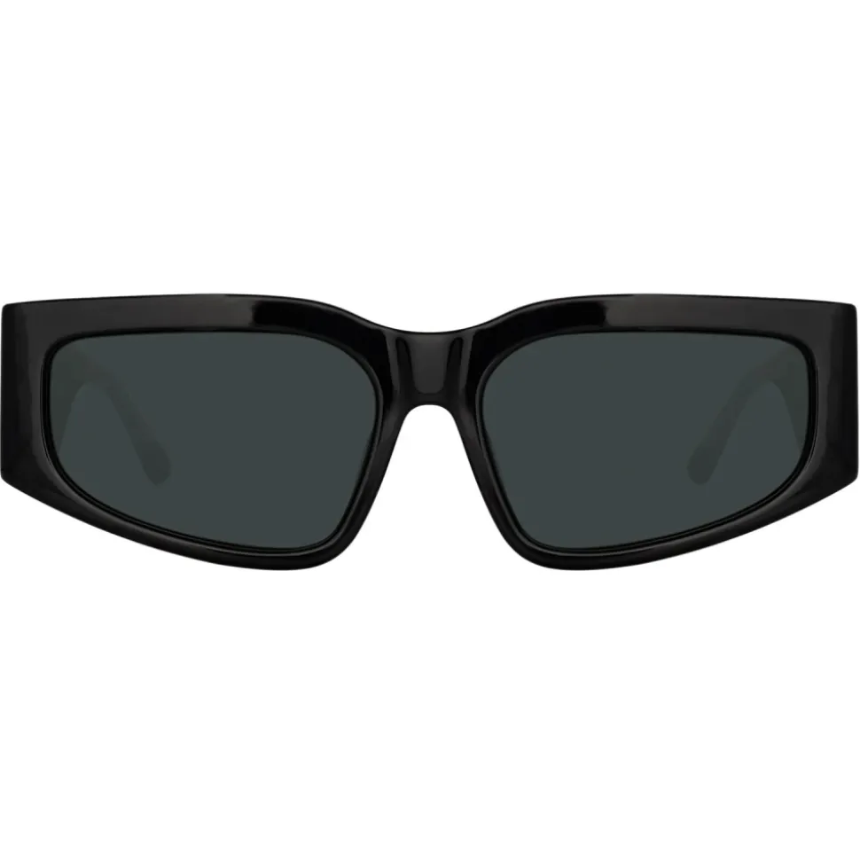 Linda Farrow - Senna Cat Eye Sunglasses in Black - LFL1351C1SUN - Linda Farrow Eyewear - Avvenice