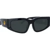 Linda Farrow - Senna Cat Eye Sunglasses in Black (Men’s) - LFL1351C1SUN - Linda Farrow Eyewear - Avvenice