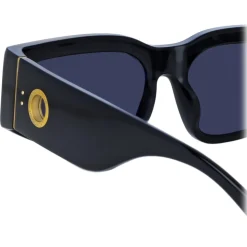 Linda Farrow - Senna Cat Eye Sunglasses in Black (Men’s) - LFL1351C1SUN - Linda Farrow Eyewear - Avvenice