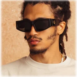 Linda Farrow - Senna Cat Eye Sunglasses in Black (Men’s) - LFL1351C1SUN - Linda Farrow Eyewear - Avvenice