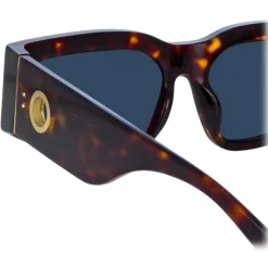 Linda Farrow - Senna Cat Eye Sunglasses in Tortoiseshell - LFL1351C2SUN - Linda Farrow Eyewear - Avvenice