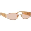 Linda Farrow - Shelby Cat Eye Sunglasses in Peach - LFL1157C5SUN - Linda Farrow Eyewear - Avvenice